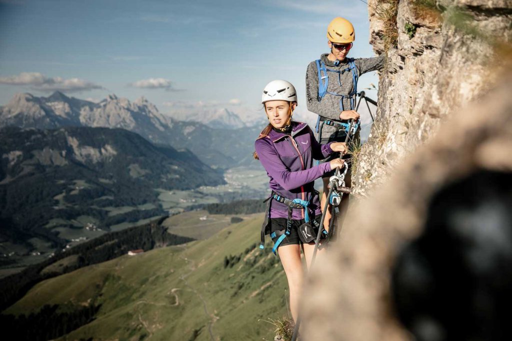 Klettersteig in St Johann in Tirol