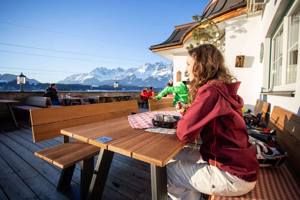 Liftradl – die Skihütte direkt an der Piste in Oberndorf in Tirol