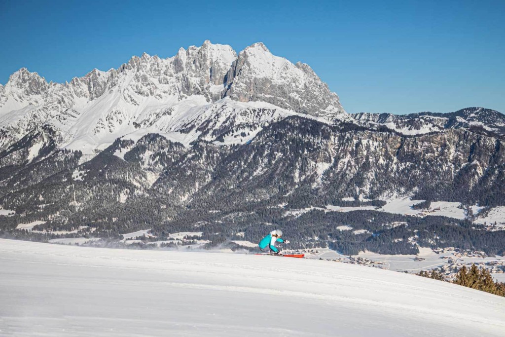 Skiing Oberndorf in Tirol